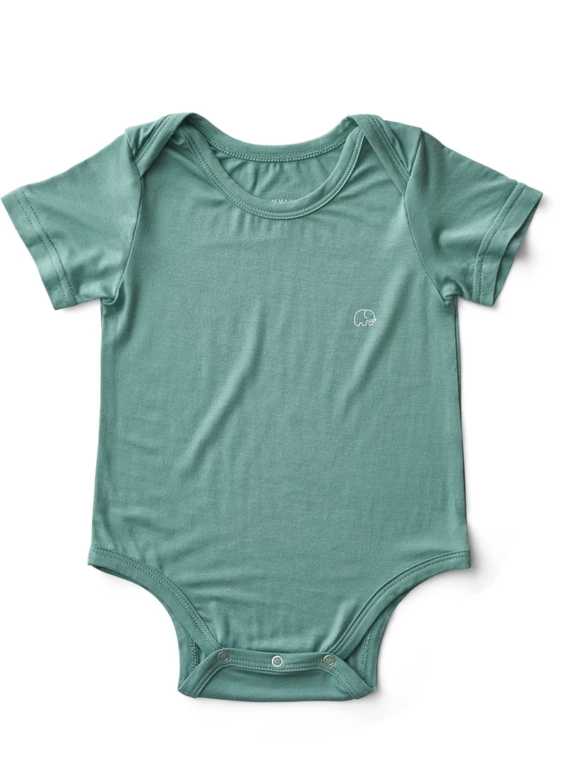 أنفي بيبي Organic Bamboo Spandex Bodysuit- Soft Sage	Preemie up to 3kgs