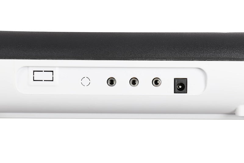 Juarez JRK664 61-Key Electronic Keyboard – 200 Rhythms, 200 Tones, 70 Demo Songs, Mic, Adapter, Keynote Stickers, Stand, Record & Play, White – Beginner Kit with Display - Image 3