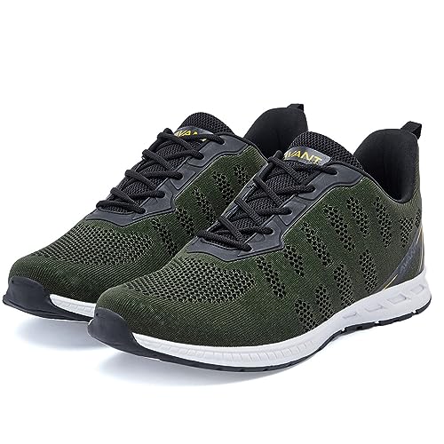 Avant Men's Hurricane Running and Training Shoes - Army Green/Black, UK 10 - Image 5