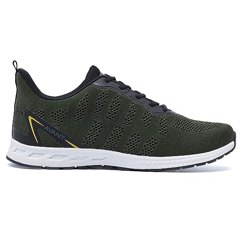 Avant Men's Hurricane Running and Training Shoes - Army Green/Black, UK 10 - Image 4