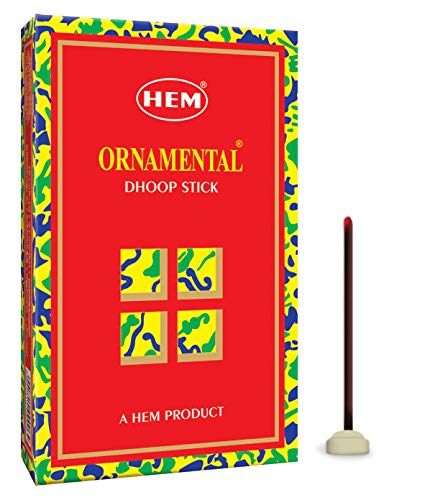 HEM Ornamental Dhoop Sticks | Agarbatti for Home Freshness, Prayer, Positive Energy & Yoga Meditation | Pooja Item for Home | Burning Time - 35-40 Minutes | Pack of 4 (Handcrafted & Low Smoke) - Image 5