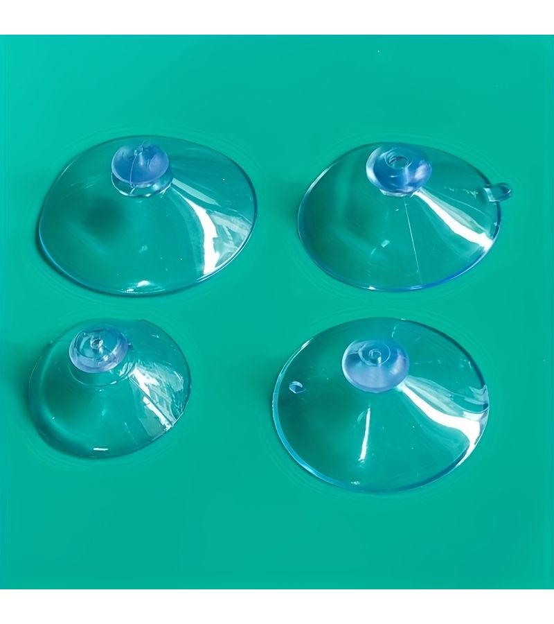 أكواب شفط من البلاستيك المقوى (PVC) مقاس 5.5 سم، عبوة من 4 قطع، لتثبيتها على جدران الحمام - Image 4