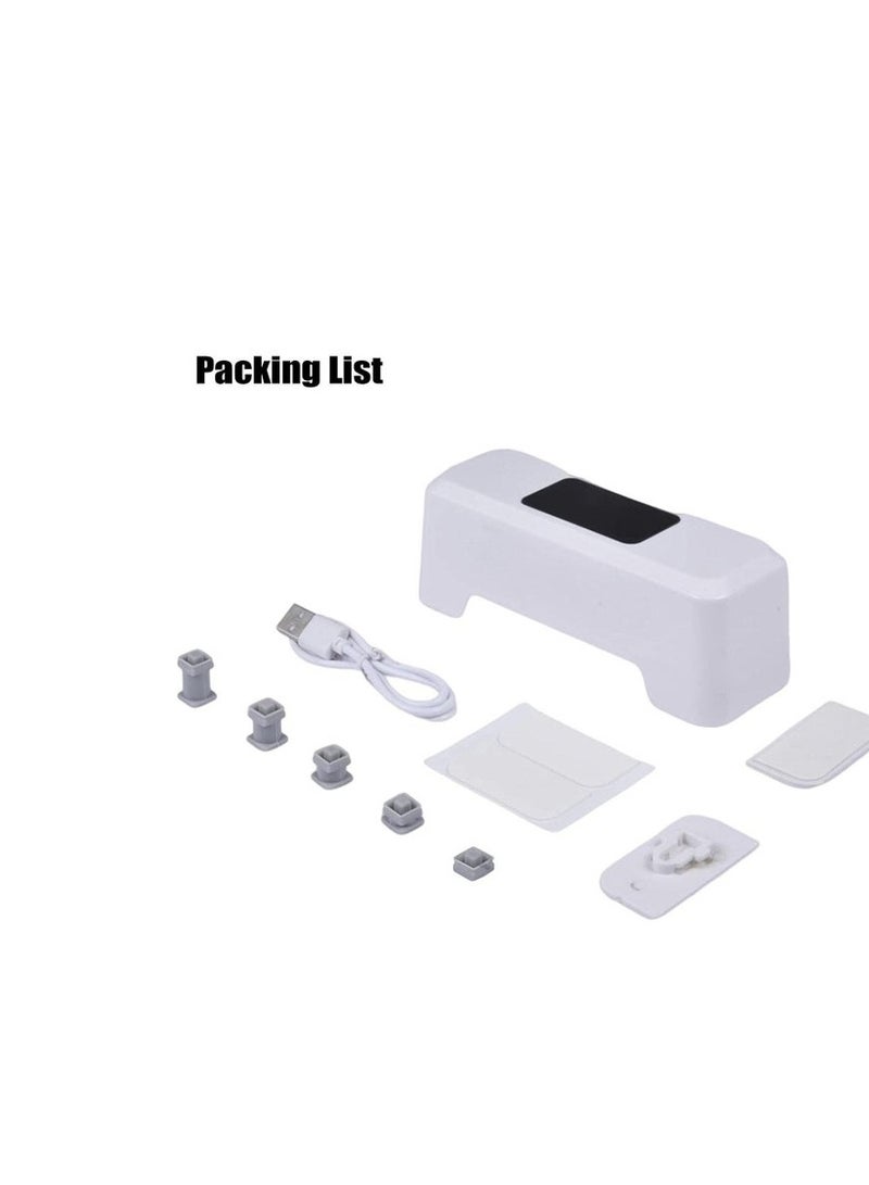Automatic Toilet Flusher Toilet Sensor Flush Contact-free Charging Smart Infrared Sensor Presser Public Toilet Hotel Flush - Image 4