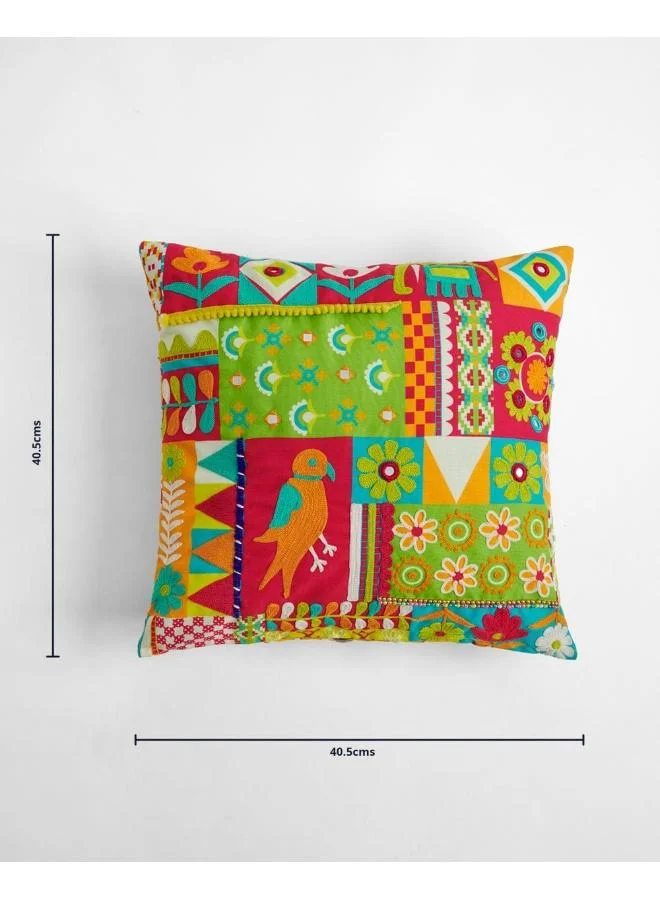 Chumbak  Prints of Kutch Cushion Cover  | Best Price UAE