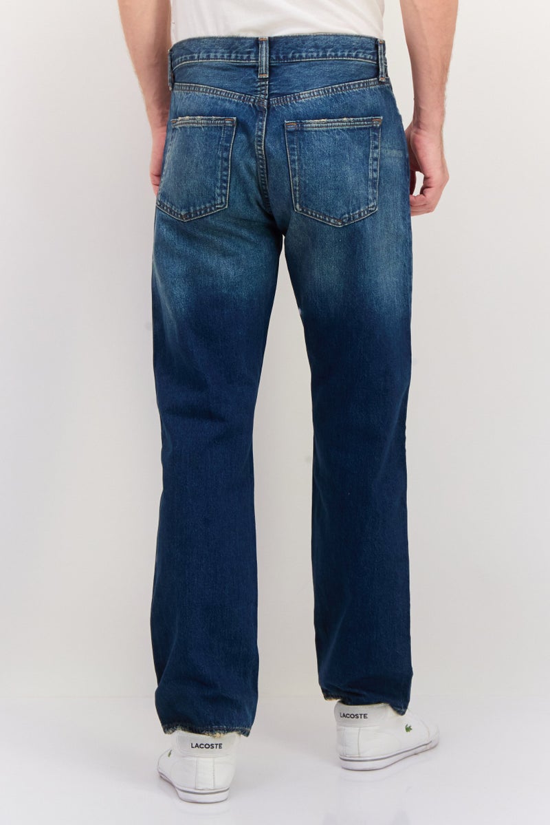 GAP Men Original Fit Rip No Stretchable Denim Jeasn, Blue - Image 3