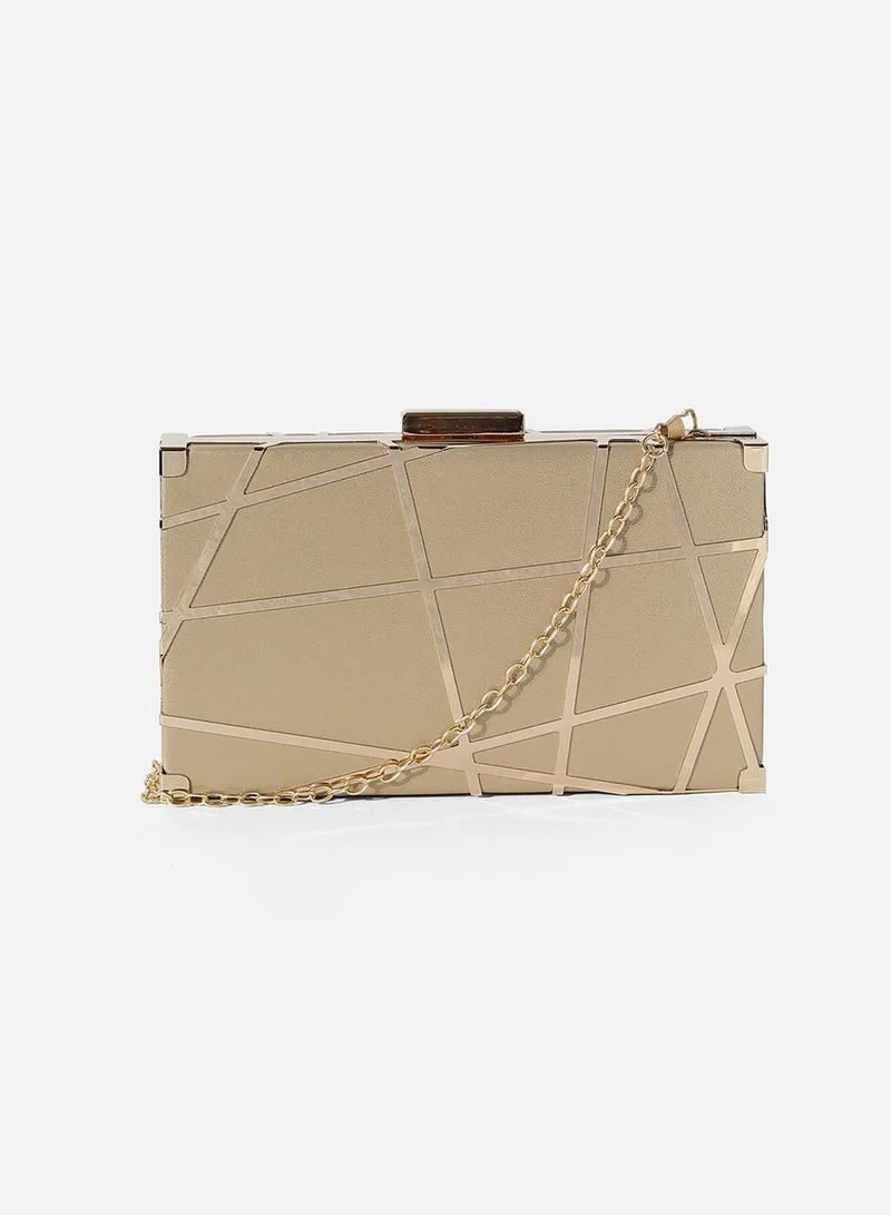 Haute Sauce Textured Vegan Leather Clutch