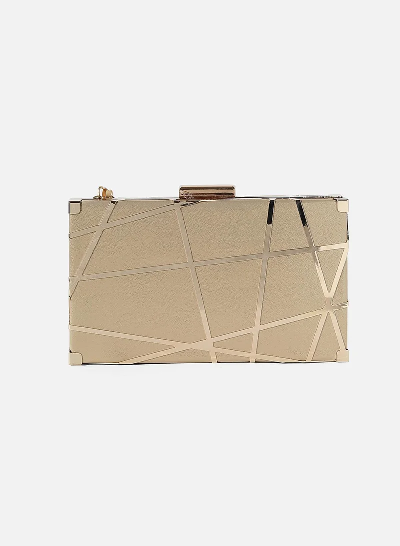 Haute Sauce Textured Vegan Leather Clutch