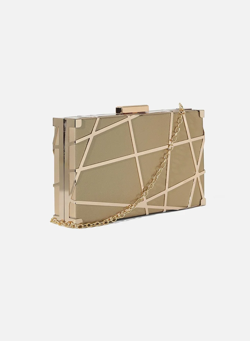 Haute Sauce Textured Vegan Leather Clutch