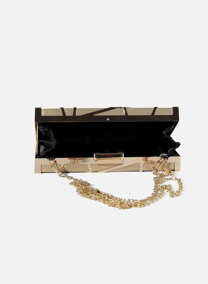 Haute Sauce Textured Vegan Leather Clutch