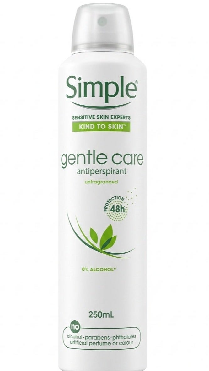 Gentle Care Antiperspirant Unfragranced 250ML