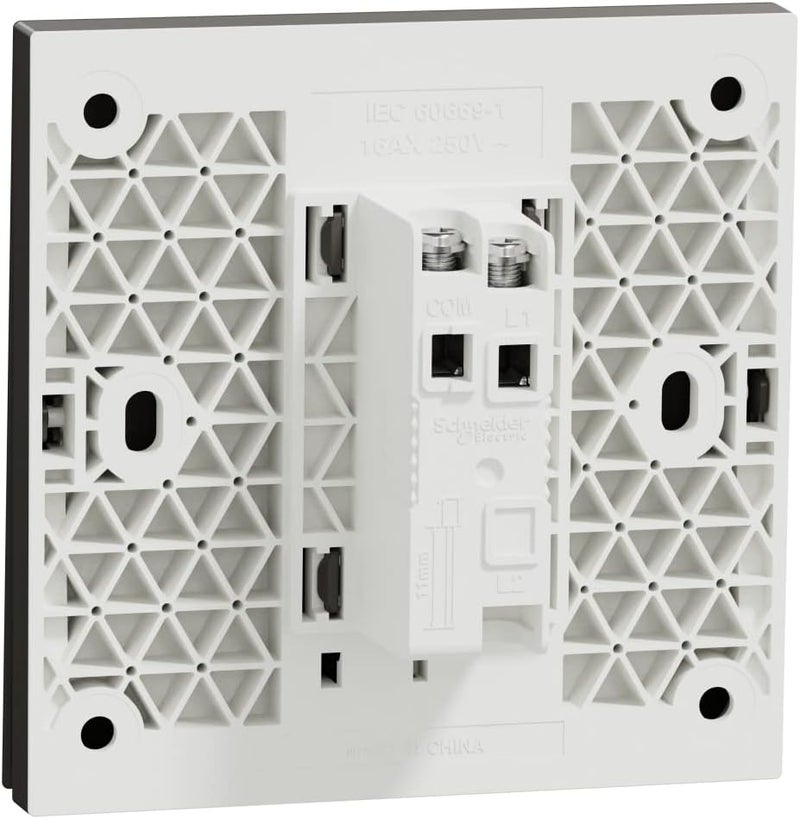 Schneider Electric Schneider Electric AvatarOn C 1 Gang Switch - Dark Grey - Image 5