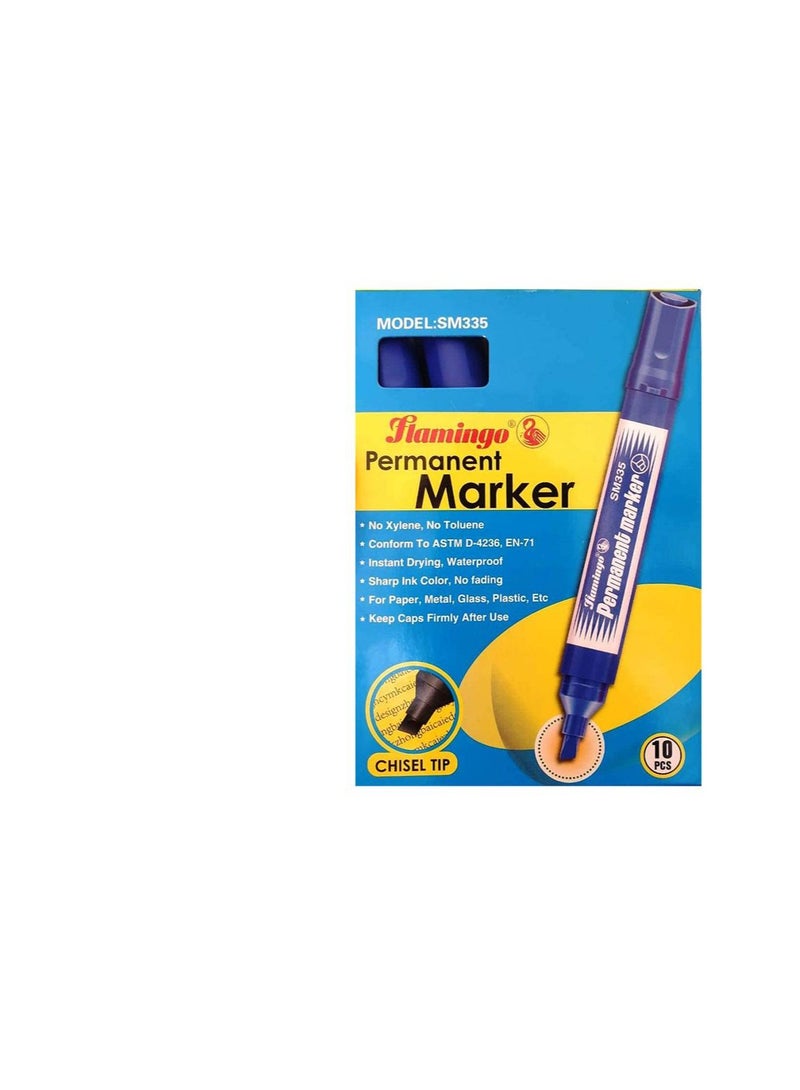 قلم فلامينجو الدائم باللون الأزرق