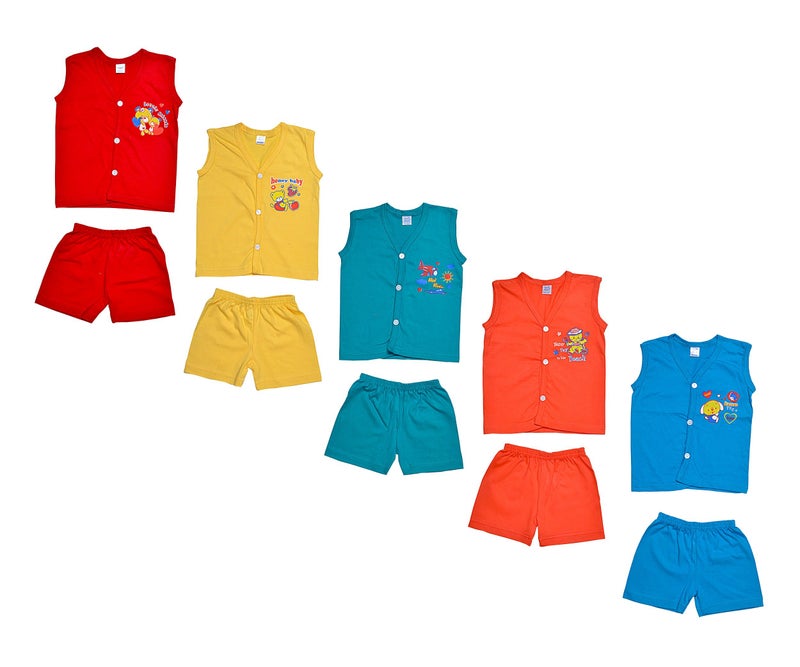 Sathiyas Baby Girls Top & Bottom Sets -Pack of 5 (3 Months-6 Months) - Image 4