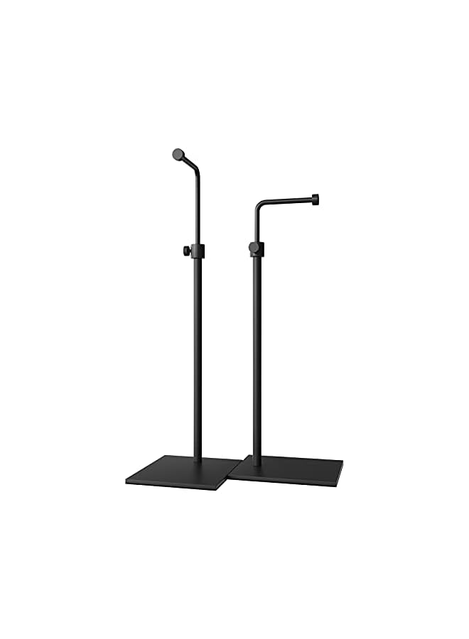 The Bros 2 Pack Bag Display Rack Handbag Display Stand Adjustable Purse Display Stand Jewelry Rack Metal Single Hanging Hook Bag Display Pure Metal Base (Black) - Image 2