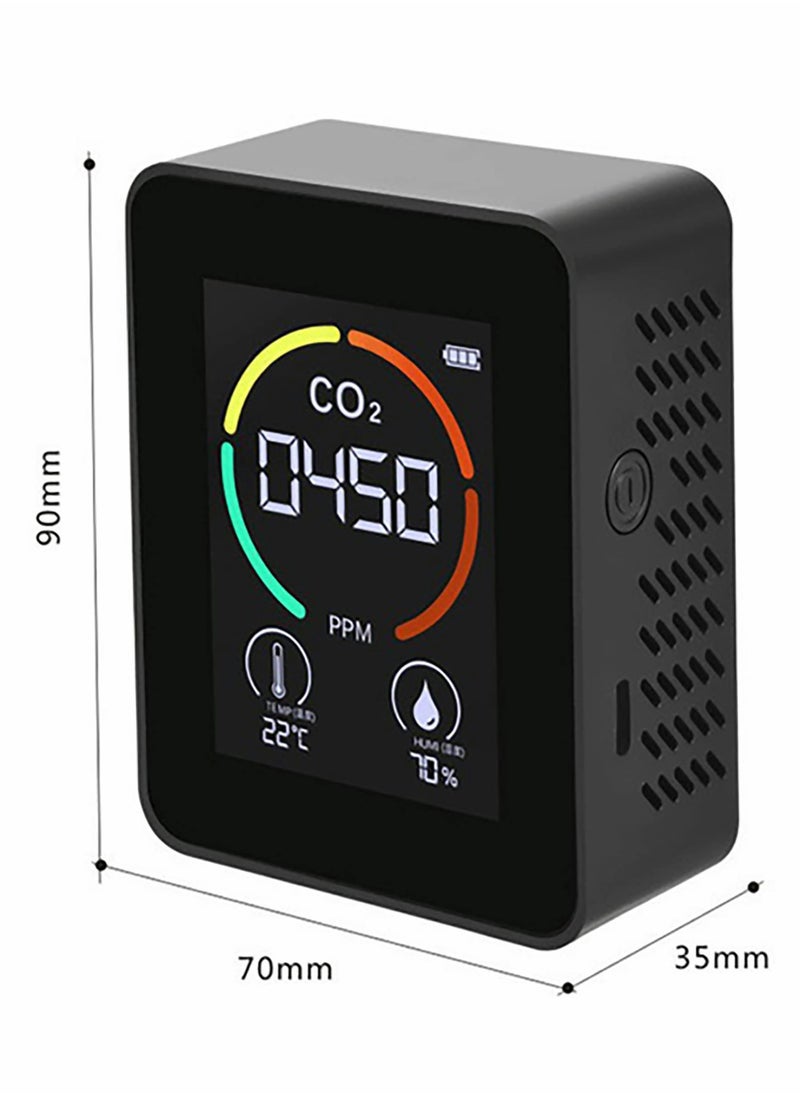 Generic - CO2 Detector, CO2 Detector Air Monitor, Carbon Dioxide Detector with Temperature Humidity - Image 1