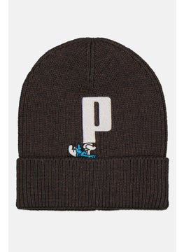 Puma x The Smurfs Kids Boy Crochet Bonnet, Grey  - Image 2
