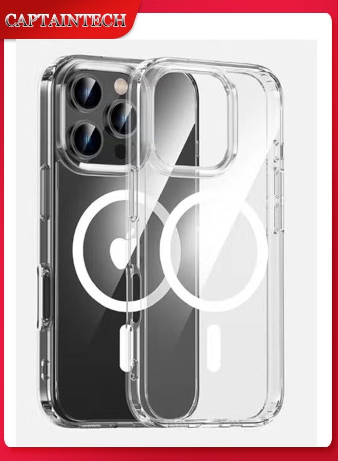 Captaintech For iPhone 16 Pro Max Case, Camera Control, Compatible with MagSafe, Shockproof Grade Protection, Magnetic Phone Case for iPhone 16 Pro Max, Classic Hybrid Case (HaloLock) ﻿ - Image 1