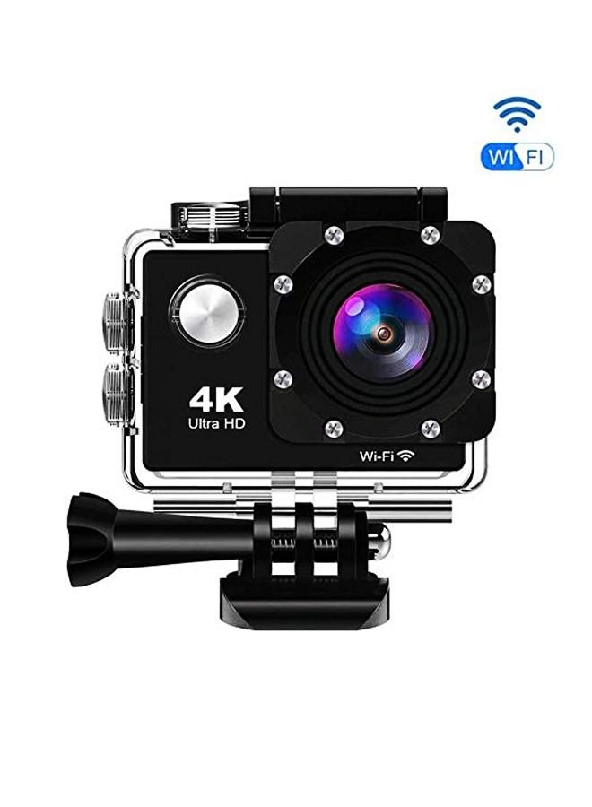 4K Sport Ultra HD DV 30M Water Resistant Camera 16MP Vision Sport Camera Ultra HD WiFi Waterproof Camera, 170° HD Wide Angle Lens Underwater Cam with Rechargeable Batteries, 2.0” HD Screen with Remote - Image 3