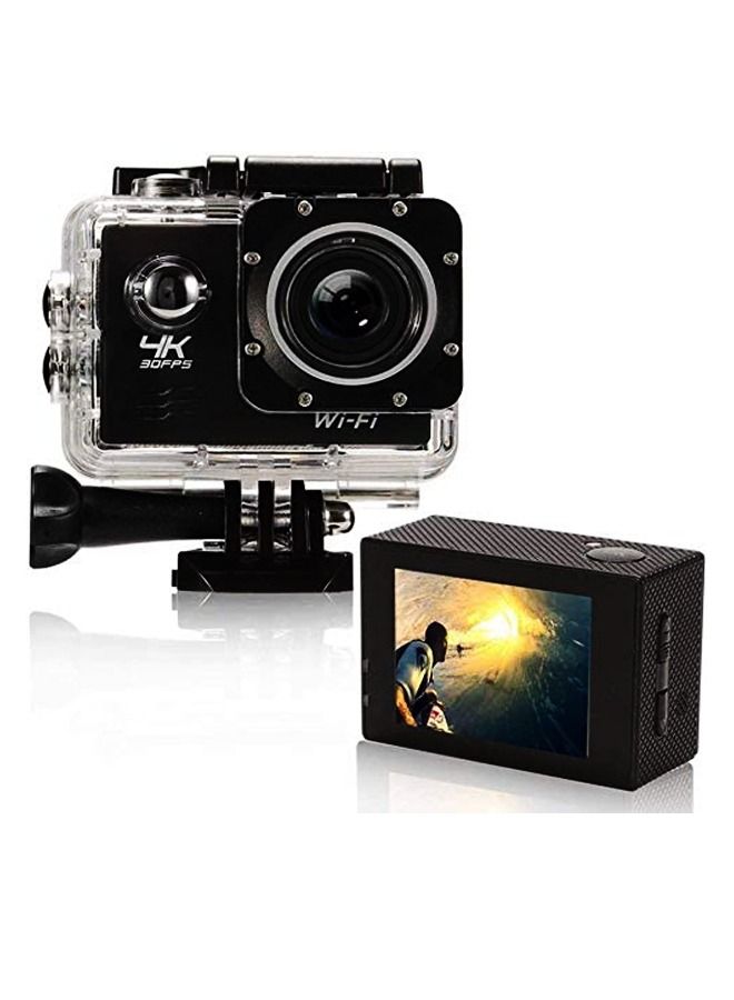 4K Sport Ultra HD DV 30M Water Resistant Camera 16MP Vision Sport Camera Ultra HD WiFi Waterproof Camera, 170° HD Wide Angle Lens Underwater Cam with Rechargeable Batteries, 2.0” HD Screen with Remote - Image 2