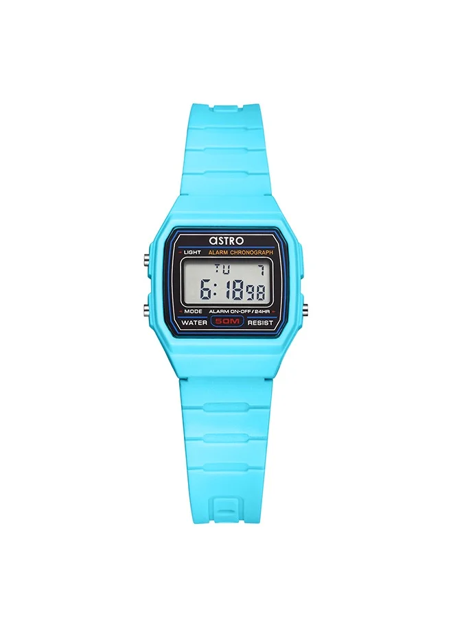 ASTRO Astro A23927-PPLB Kids Digital Display Watch & Polyurethane Strap Light Blue