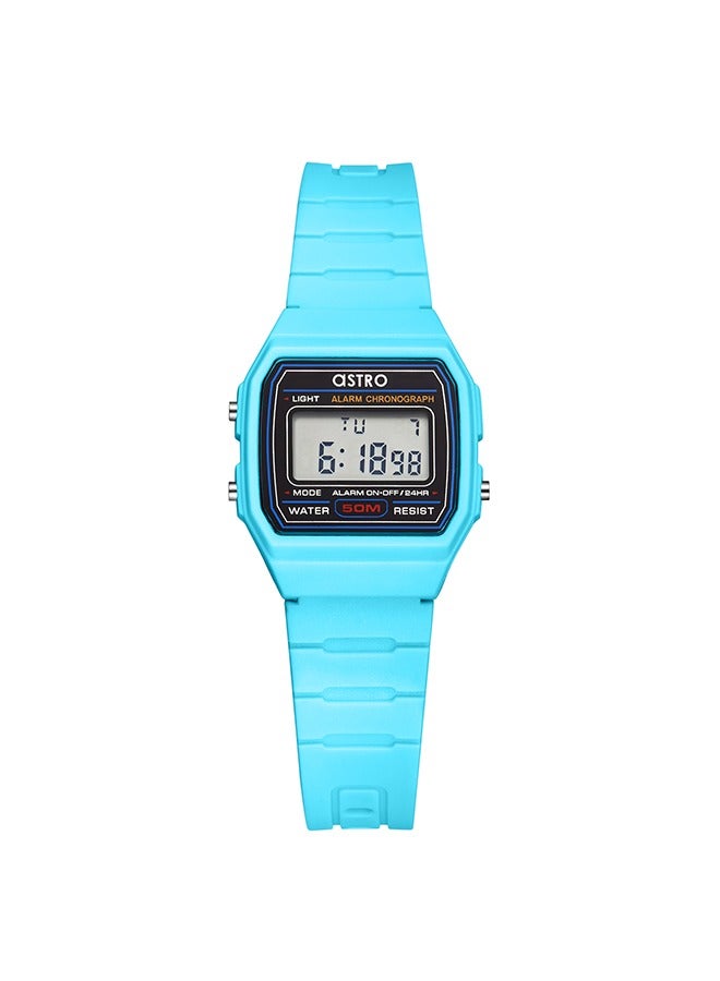 Astro A23927-PPLB Kids Digital Display Watch & Polyurethane Strap Light Blue - Image 1