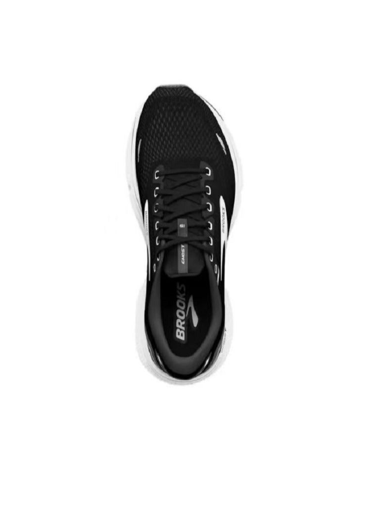 Brooks 【Back To School】Ghost 15 Cushioning Professional Men and Women  Running Shoes Black/Silver  - Image 4