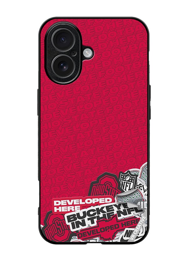 VR CREATIVE Protective Case Cover For Apple iPhone 17 Multiple Logo Sticker Design Multicolour