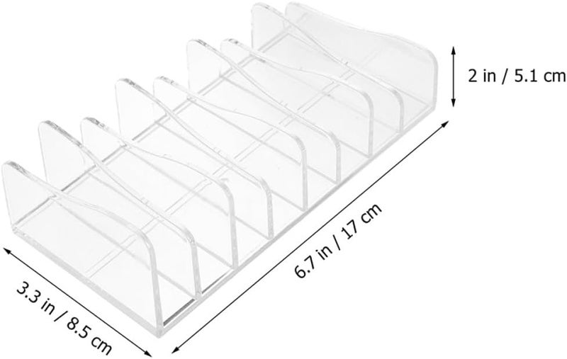 2pcs Divided Eyeshadow Palette Organizer Makeup Palettes Storage Box Holder Cosmetic Display Case for Vanity and Travel - Image 2