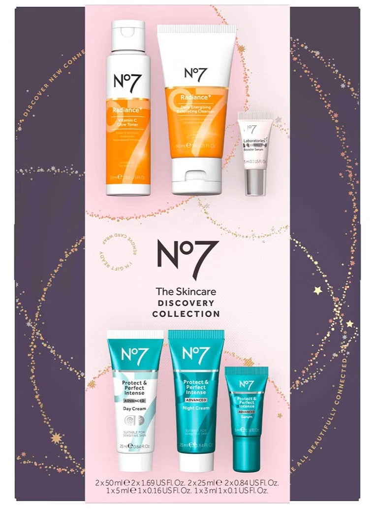 Boots No.7 No7 The Skincare Discovery Collection 6 Piece Gift Set - Image 1