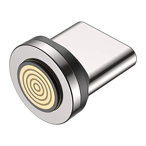 AUFU 60W/100W 9 Pin USB C Magnetic Connector/Tip/Heads (3-Pack), 360° Rotating Magnetic Phone Adapter Connector for USB C, Type C - Image 3