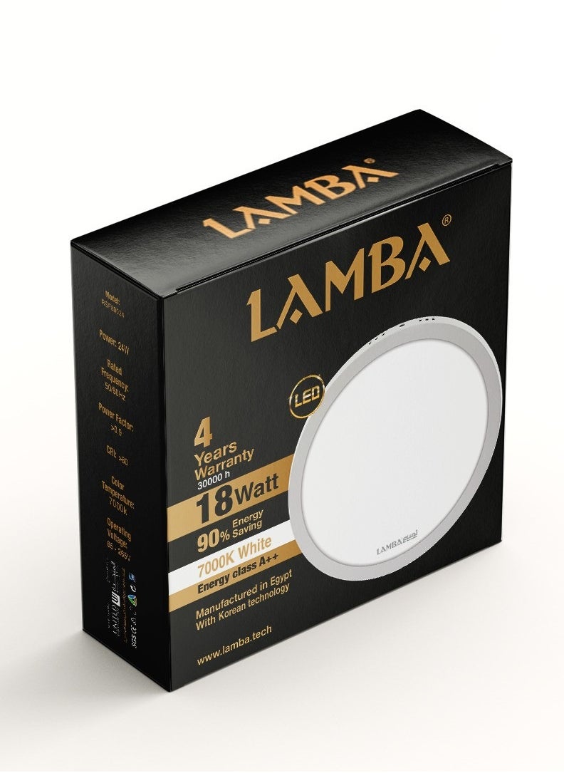 LAMBA - كشاف دائرى خارج 18 وات اضاءة ورم SRA 18W - Image 1