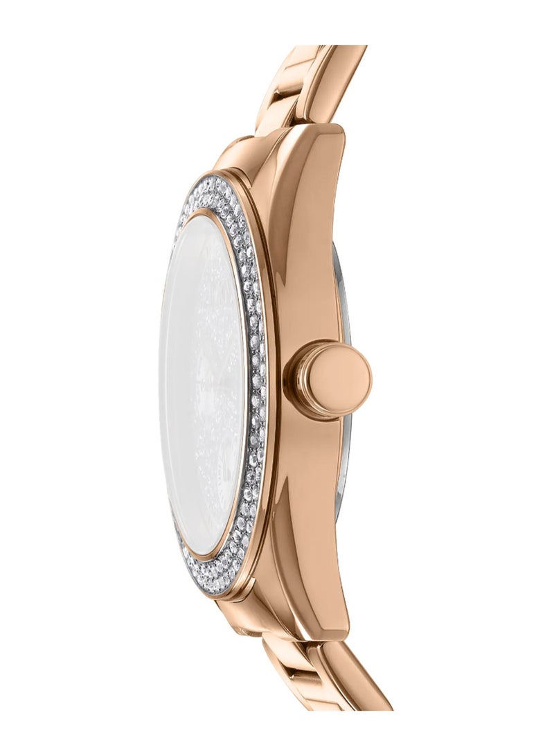 DKNY Chambers Multi Glitz Dk1L078M0035 - Stainless Steel Female Quartz Multi-Function - Image 2