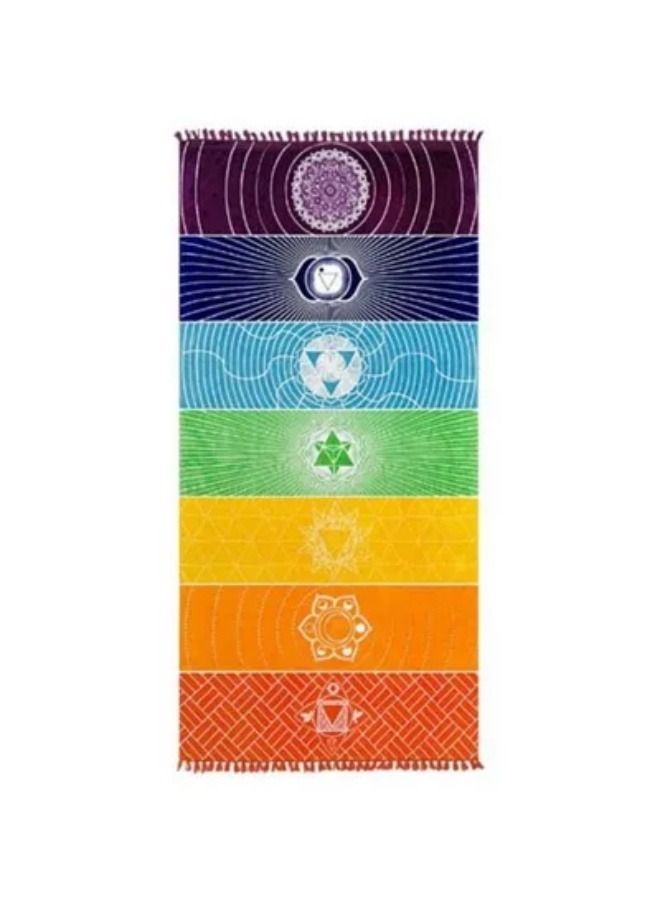 Colorful Square Beach Towel - Image 1