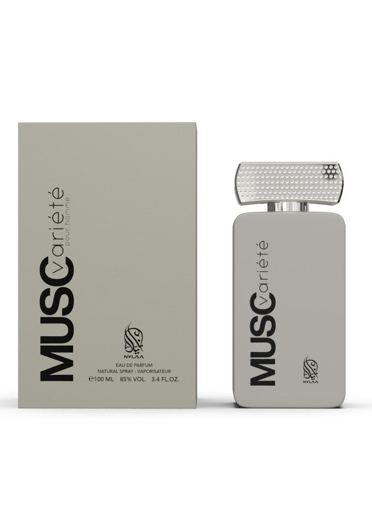 NYLAA Musc Variete Eau De Parfum For Men - 100 ML - Image 1