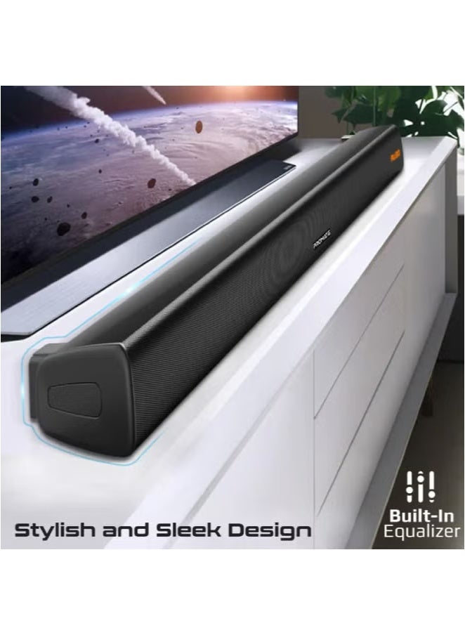 PROMATE 30W BassBoost SoundBar with Subwoofer StreamBar-30  - Image 2