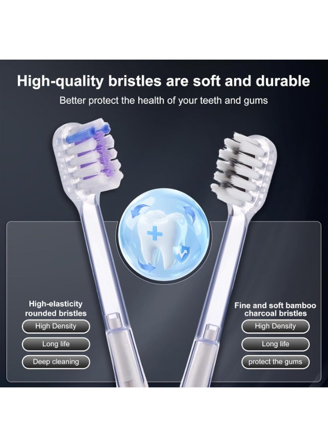 general Electric Toothbrush Wave Oscillation & Vibration Sonic Tooth Brush for Adults BASS-Brushing Technique Travel Rechargeable Toothbrushes 4 Soft Bristle Replace Heads IPX7 Gifts for Men Women Black - Image 5