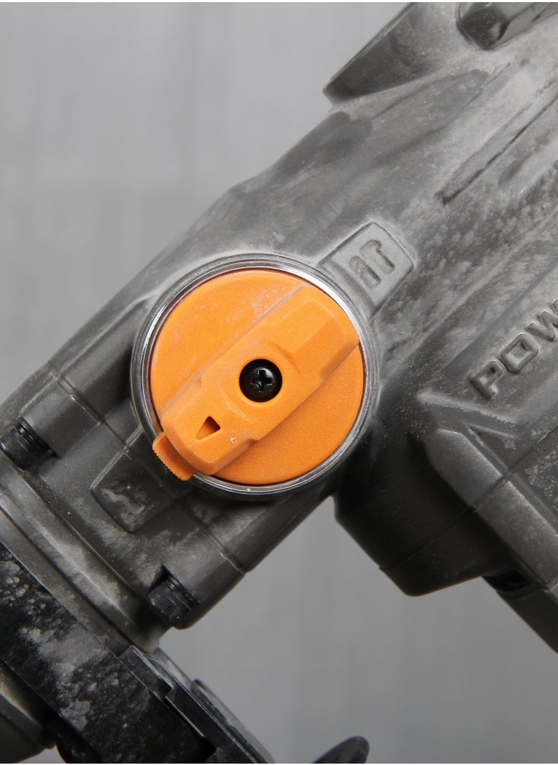 KSEIBI Rotary Hammer 1050W, Heavy Duty Hammer Drill, Safety Clutch Electric Demolition Hammer Drill with Vibration Control, Carrying Case, 3 Drill Bits, Flat Chisels, Point Chisels, for Home Improvements, Drilling, Demolition Concrete.  - Image 3
