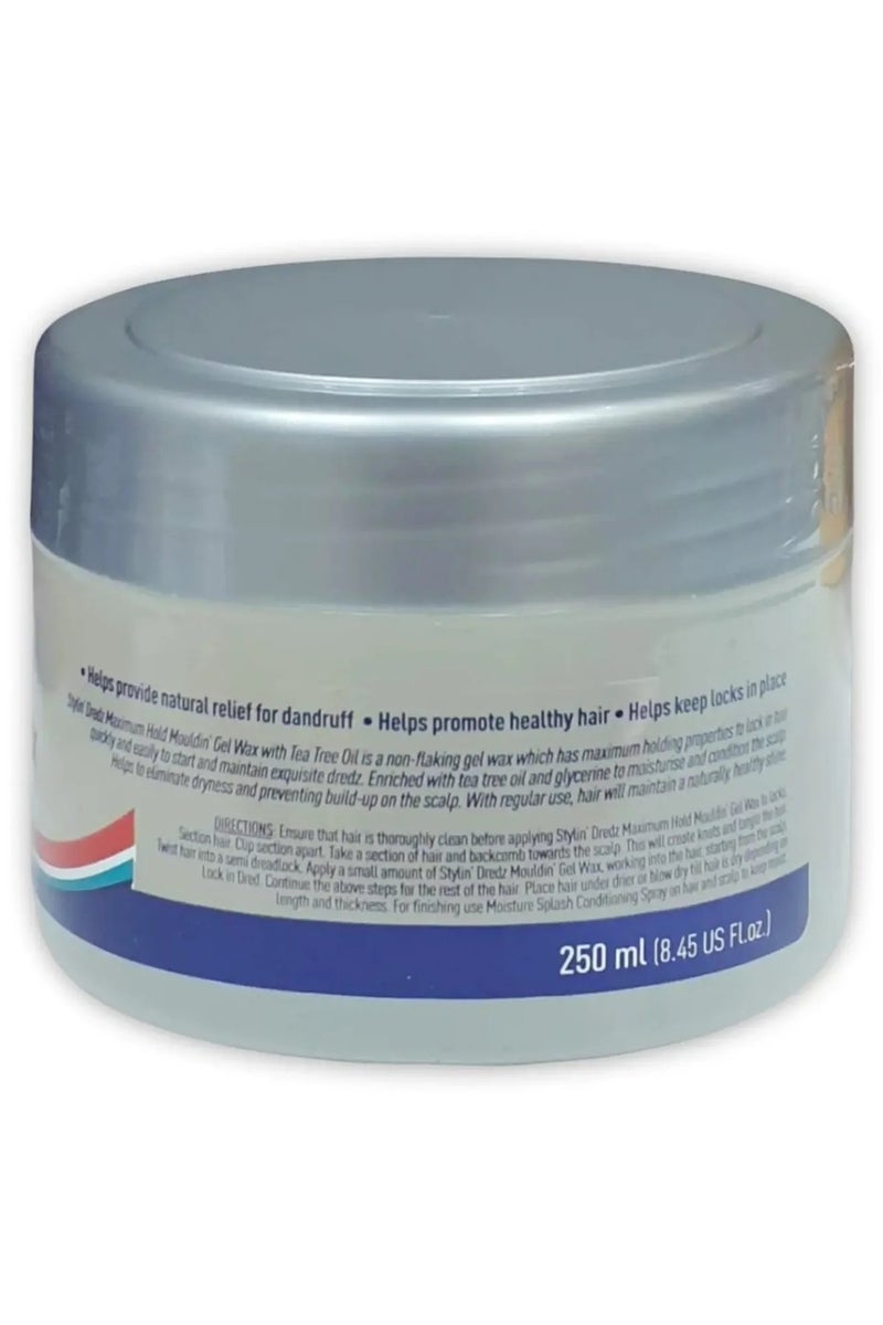 Stylin Dredz Dredz Mouldin Gel Wax With Tea Tree 250ml - Image 2