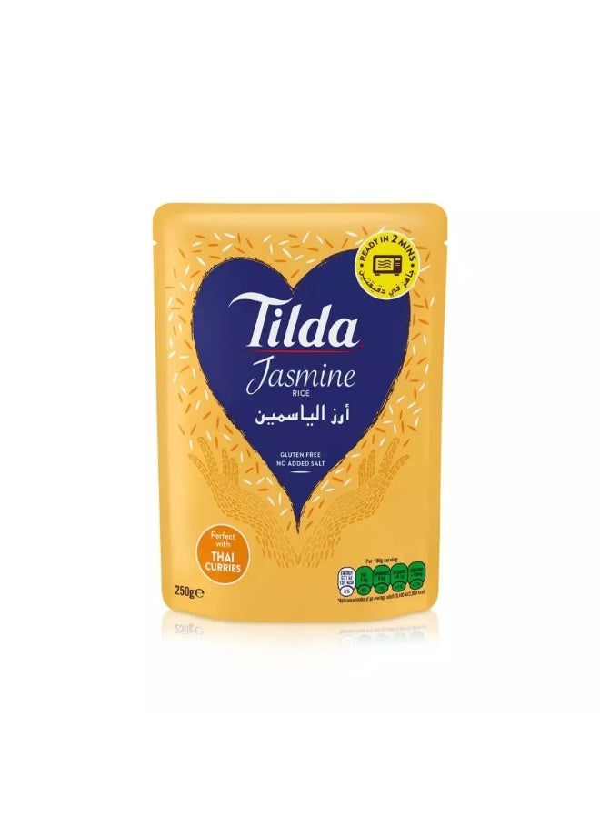 Tilda Gluten Free Jasmine Rice Perfect with Thai Curries- 250gms