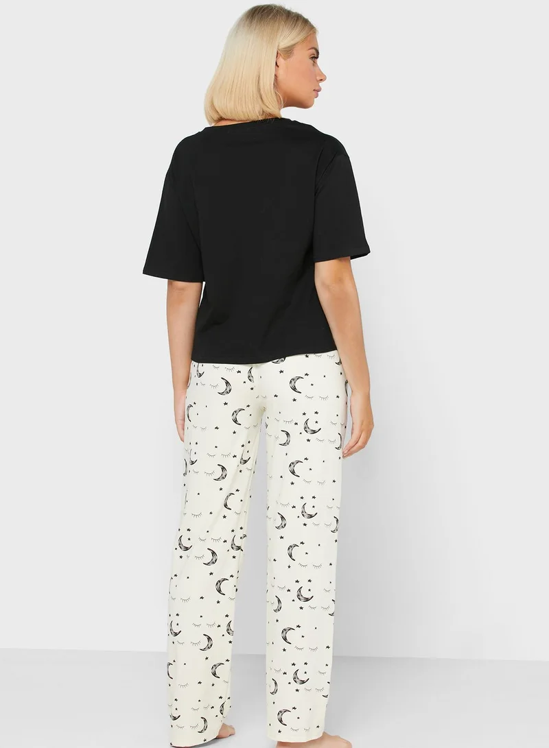 Ginger Printed Pyjama Set