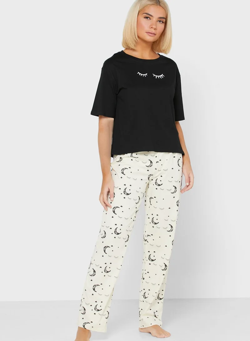 Ginger Printed Pyjama Set