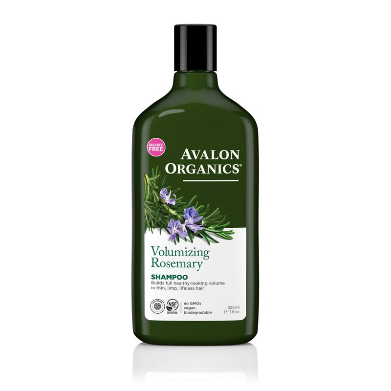 Avalon Organics Shampoo Volumizing Rosemary, 11 oz - Image 1