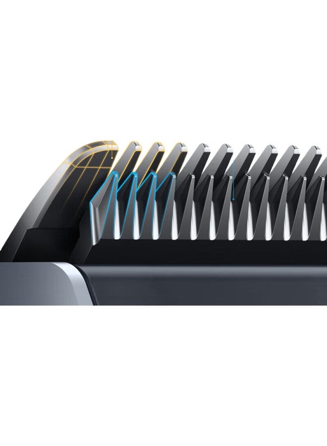 MIJIA Hair Clipper 2, Xiaomi Hair Clipper, Hair Trimmer, Upgraded All-Metal Fixed Blade, Double Coating Glossy Black Blade, Powerful And Sharp Hair Cutting - Image 1