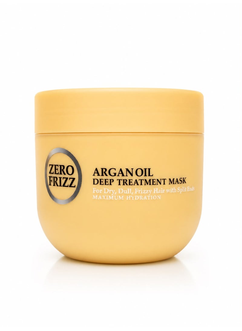 Zero Frizz ARGAN OIL DEEP TREATMENT MASK MAXIMUM HYDRATION 470ml - Image 2