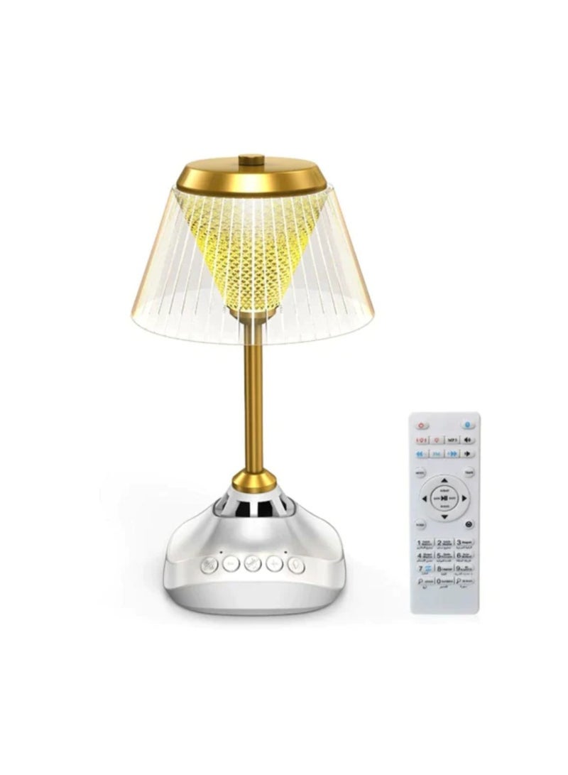 DIGI CORE Table Lamp Quran Speaker Muslim Bluetooth Speaker Digital APP And Remote Control Night Light Desk Lamp For Kids And Adults Ramadan Gifts Home Decoration Table Lamp Quran Lamp - Image 1