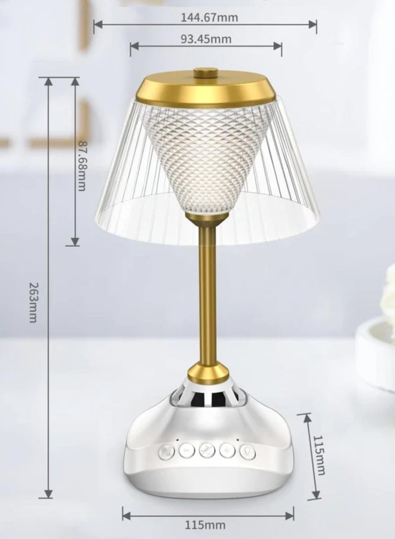 DIGI CORE Table Lamp Quran Speaker Muslim Bluetooth Speaker Digital APP And Remote Control Night Light Desk Lamp For Kids And Adults Ramadan Gifts Home Decoration Table Lamp Quran Lamp - Image 5