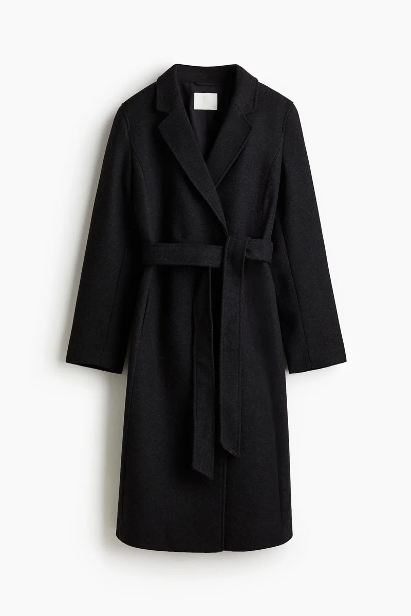 H&M Tie-belt coat