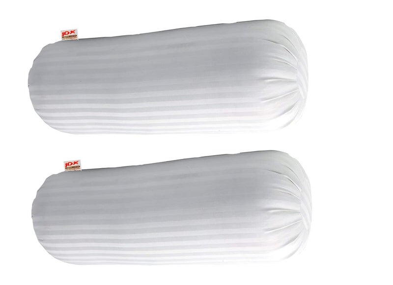 JDX Striped Bolster Luxurious Polyster Fiber Bolster Set of 2 Bolster Bolsters Bolster Pack Bolster Set - Image 2
