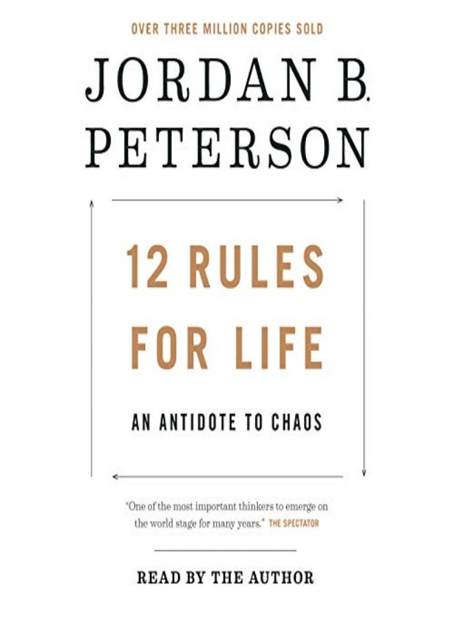12 Rules For Life An Antidote To Chaos by Peterson, Jordan B. - Peterson, Jordan B. Paperback 