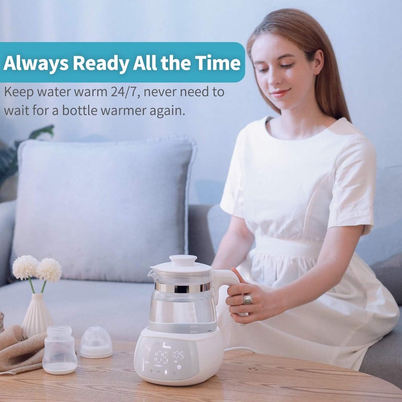 Formula Ready Baby Water Kettle- One Button Boil Cool Down and Keep Warm at Perfect Temperature 24/7 - Dispense Water Instantly- Replace Traditional Bottle Warmer - Image 3